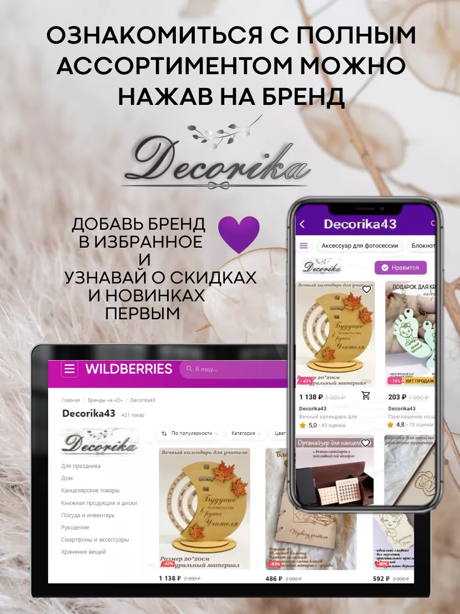 Приглашения на крестины для крёстных, 2 шт Decorika43 123560933 купить за  501 ₽ в интернет-магазине Wildberries