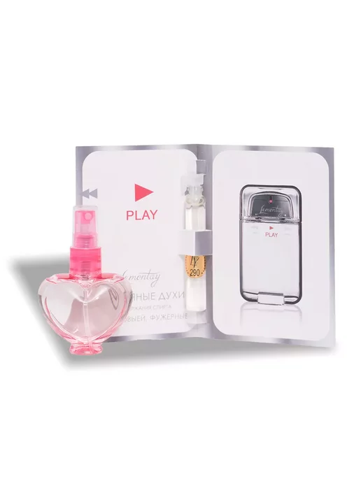 Lemontay 290 Духи Play миниатюра 25 мл + стеклянный пробник 3 мл, 25 мл, 3 мл