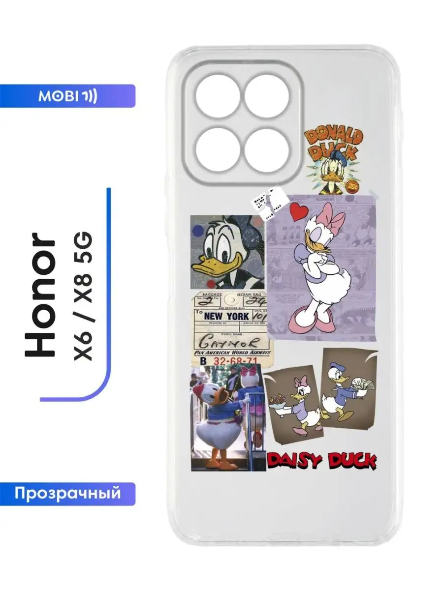 Силиконовый чехол Honor X6 / Honor X8 5G Mobi711 123746125 купить за 238 ₽  в интернет-магазине Wildberries