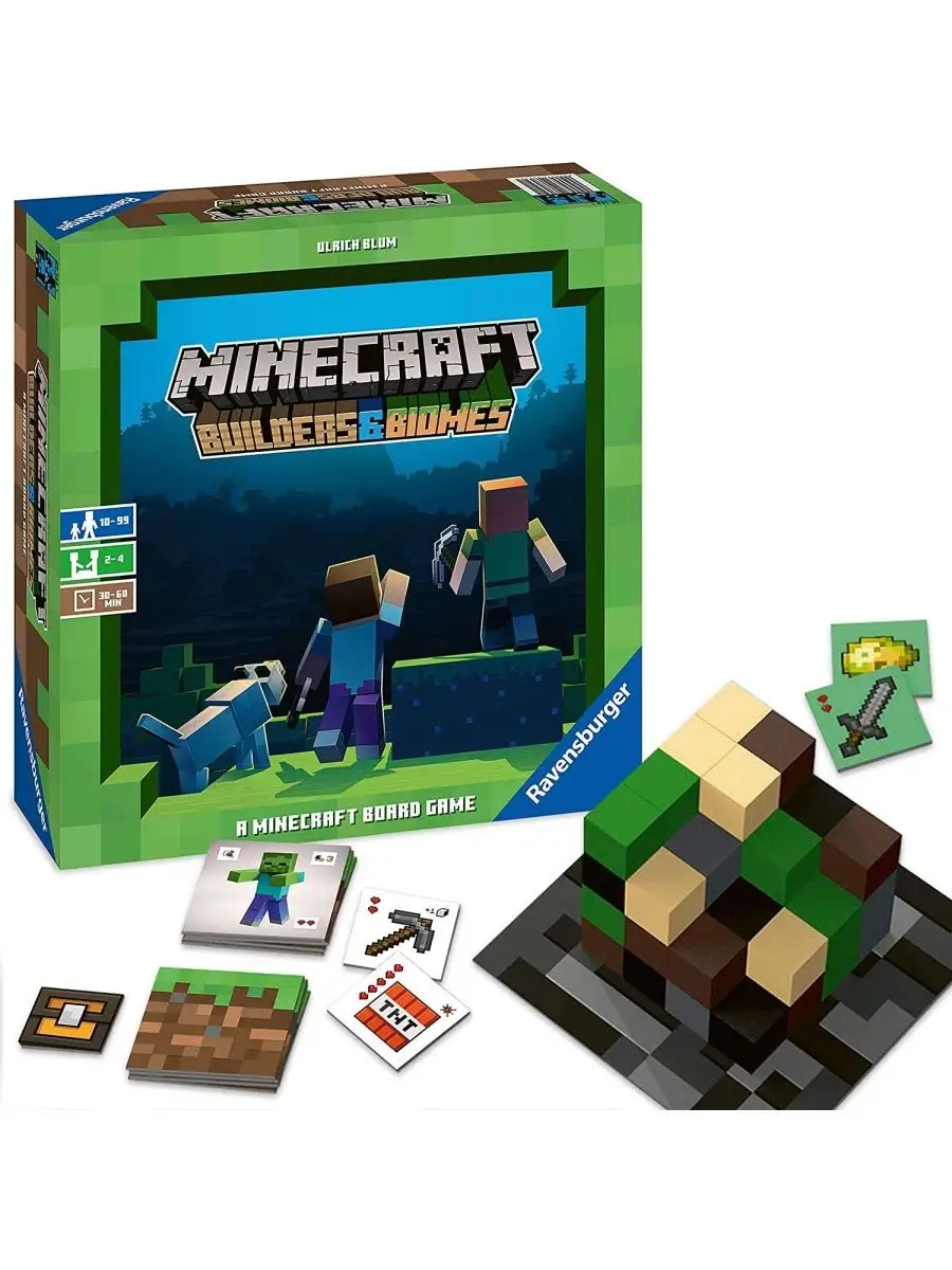 Ravensburger Настольная игра Майнкрафт Minecraft Ravensburger 123751748  купить за 4 678 ₽ в интернет-магазине Wildberries