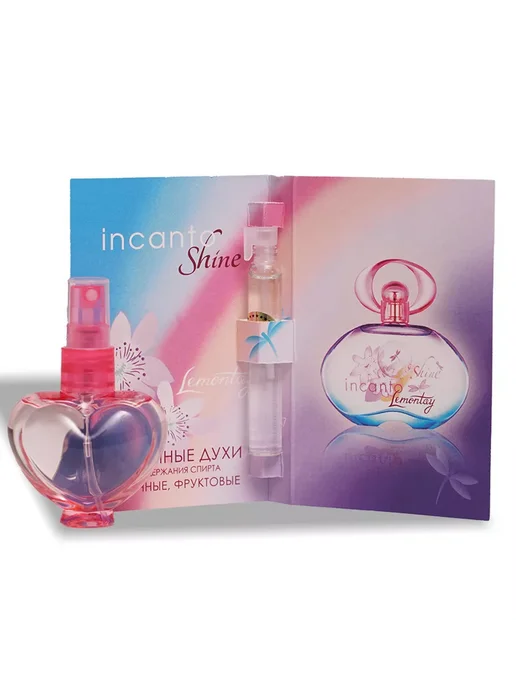 Lemontay 387 Духи Incanto shine. Миниатюра 25мл+пробник 3 мл, 25 мл, 3 мл