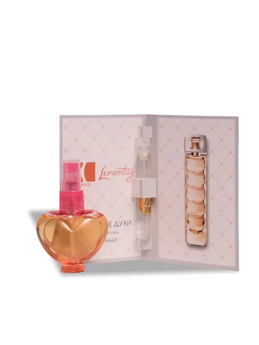Lemontay 370 Духи Orange миниатюра 25 мл + пробник 3 мл, 25 мл, 3 мл
