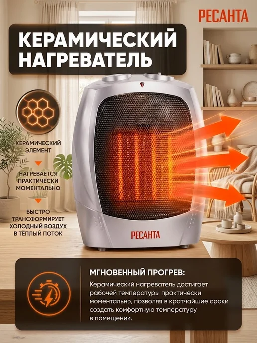Тепловентилятор напольный для дома электрический ТВК-1 — фото 2