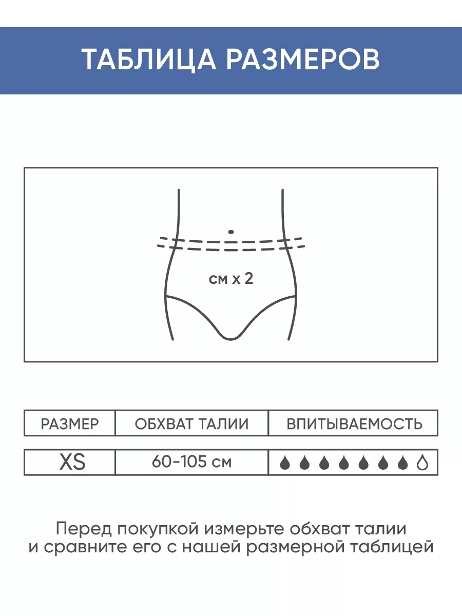 Подгузники трусы ночные для взрослых и подростков XS, 14 шт BESIDE  123996623 купить за 920 ₽ в интернет-магазине Wildberries