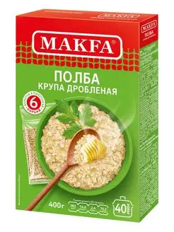 Крупа полба дробленая 400 г MAKFA 124001815 купить за 120 ₽ в интернет-магазине Wildberries