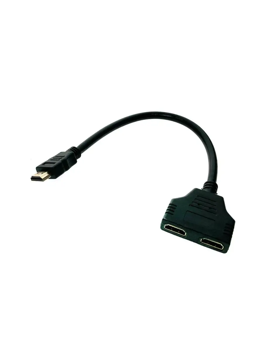 Переходник, разветвитель HDMI 1 вход (папа) - HDMI 2 выхода (мама)