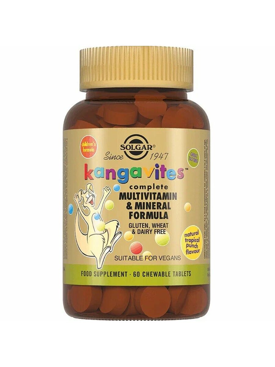Кангавитес мультивитамины для детей. Солгар Кангавитес с мультивитаминами. Солгар Кангавитес с мультивитаминами таблетки №60 тропические фрукты.