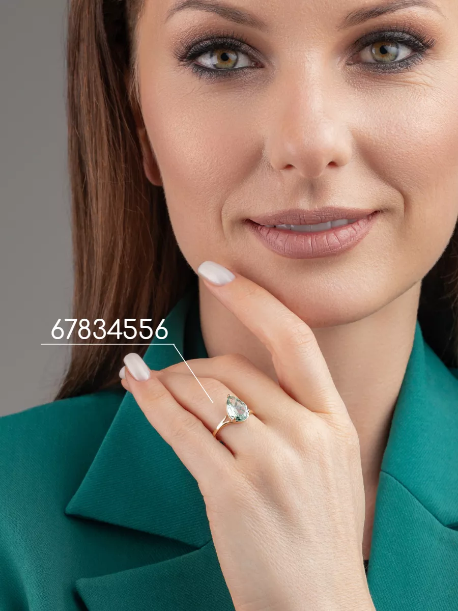 Серьги с камнями с празиолитом в позолоте Teya jewelry 124073854 купить за  2 682 ₽ в интернет-магазине Wildberries