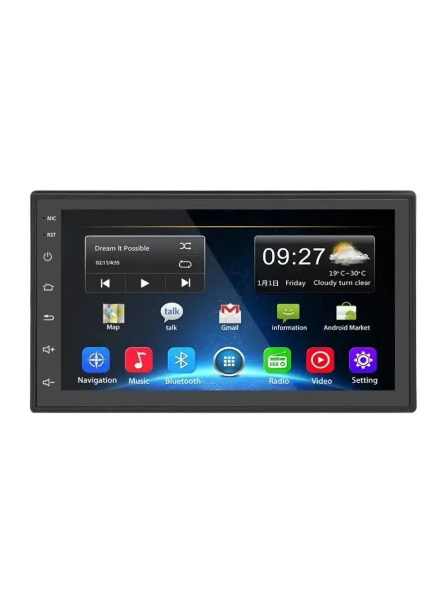 Автомагнитола андроид с gps. Магнитола андроид 7 дюймов. андроид магнитола 16 гб.