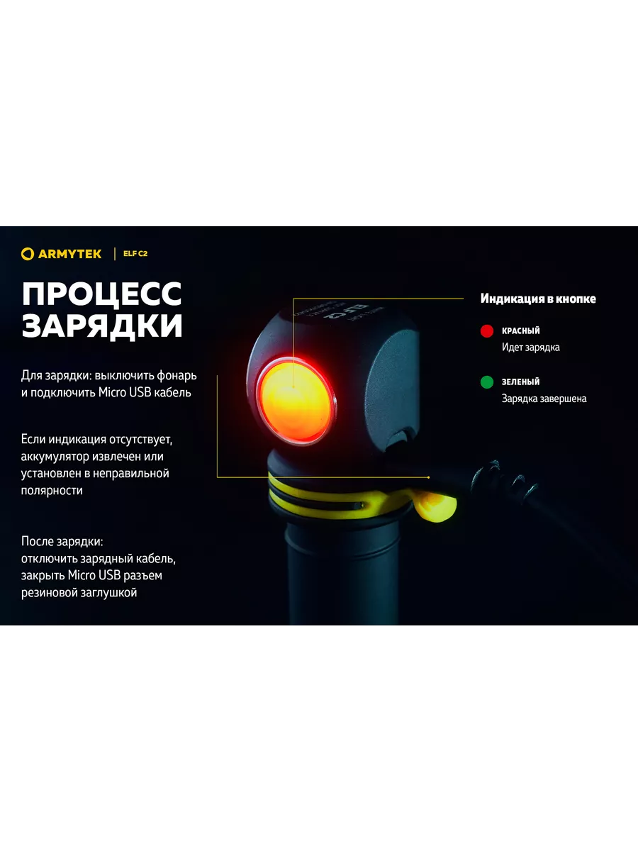 Фонарик налобный аккумуляторный led с зарядкой для кемпинга Armytek  124425769 купить за 8 200 ₽ в интернет-магазине Wildberries