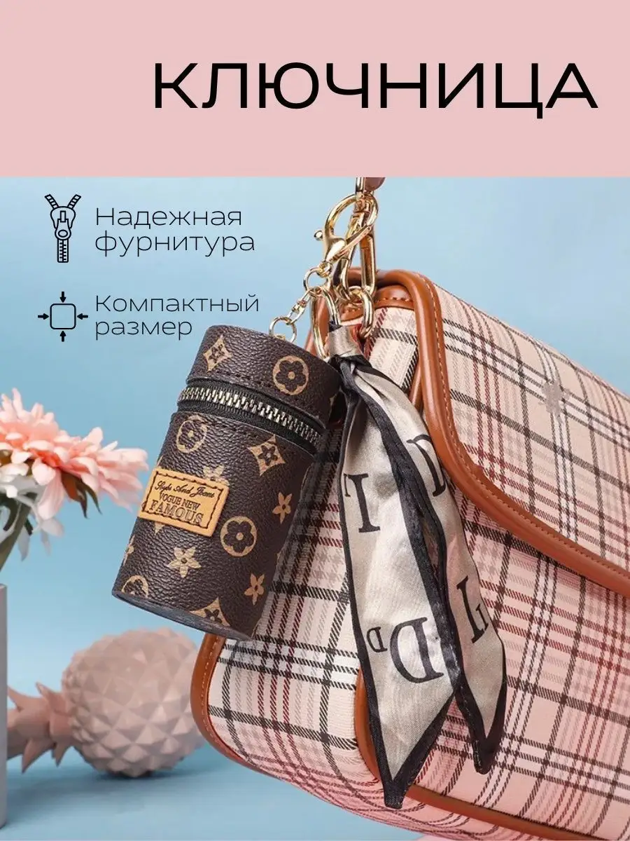 Ключница чехол для ключей эко-кожа с лентой на молнии авто RohoShop  124562691 купить за 513 ₽ в интернет-магазине Wildberries