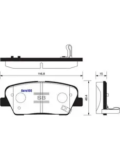 Колодки тормозные задние SANGSIN BRAKE S Sangsin brake 124640195 купить за 2 087 ₽ в интернет-магазине Wildberries