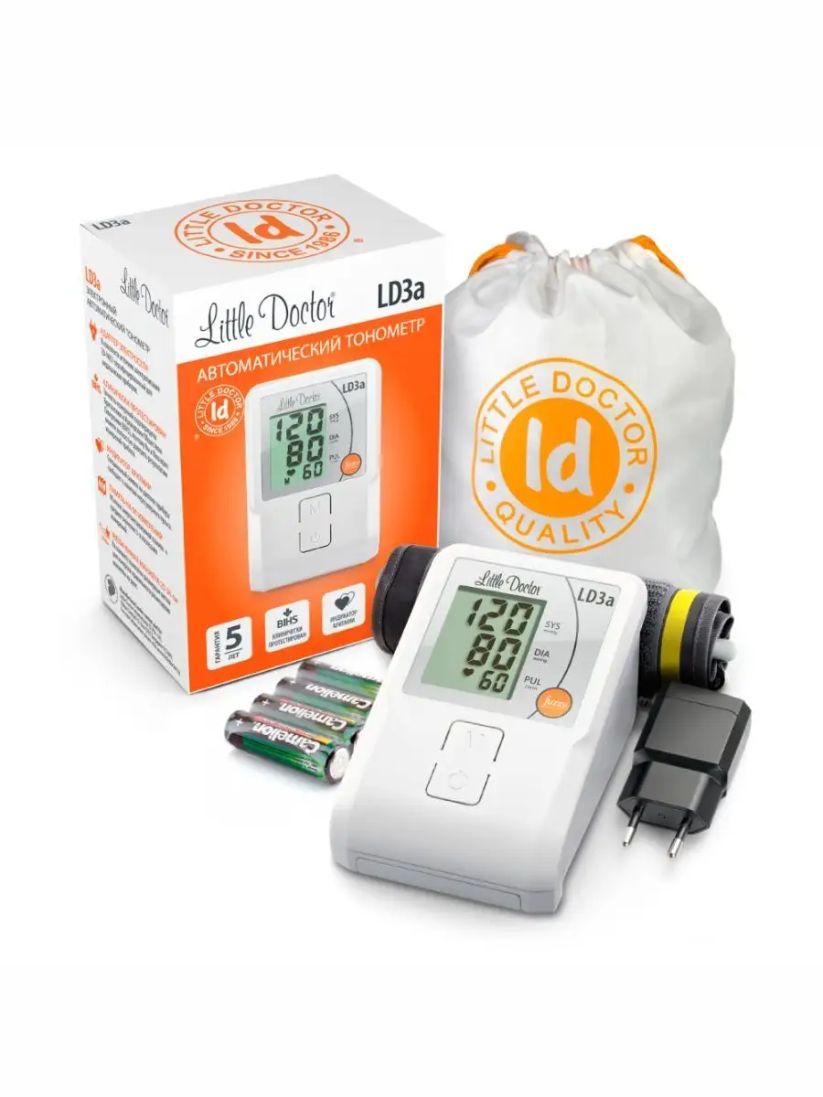 Тонометр автоматический LD-3А Little Doctor 124743598 купить за 2 025 ₽ в  интернет-магазине Wildberries