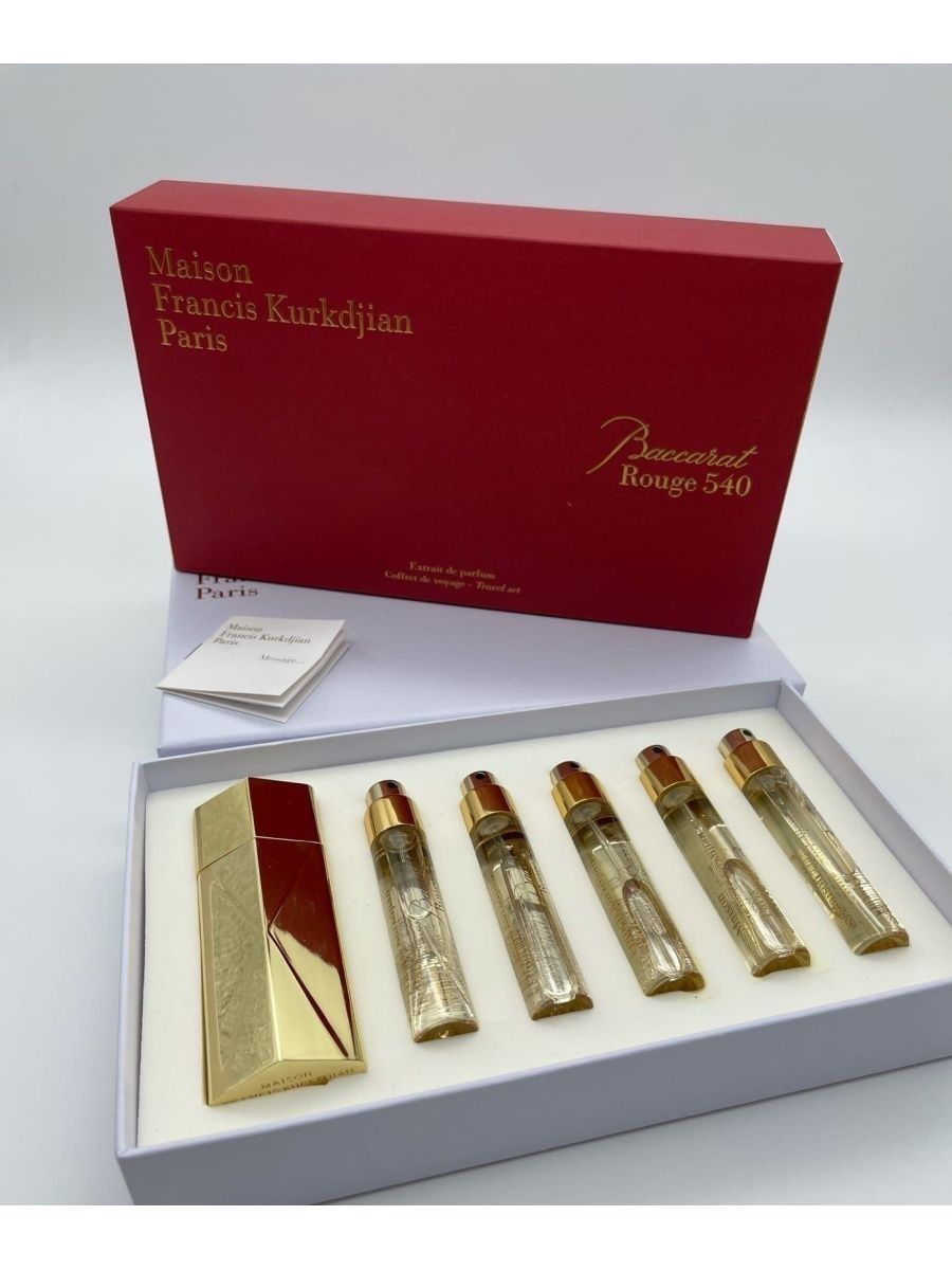 Баккара набор. Maison Francis Kurkdjian Baccarat rouge 540 extrait. Baccarat rouge 540 11мл. Набор Maison Kurkdjian Baccarat rouge 540 extrait. Baccarat rouge 540 Travel Set.