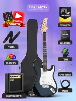 Электрогитара Stratocaster с комплектом Premium ROCKET 124902796 купить за 13 260 ₽ в интернет-магазине Wildberries