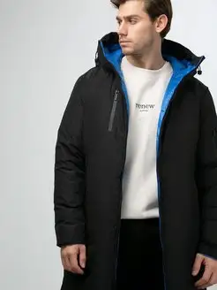 Пуховик зимний двусторонний с капюшоном Urban fashion for men 125028120 купить за 3 305 ₽ в интернет-магазине Wildberries