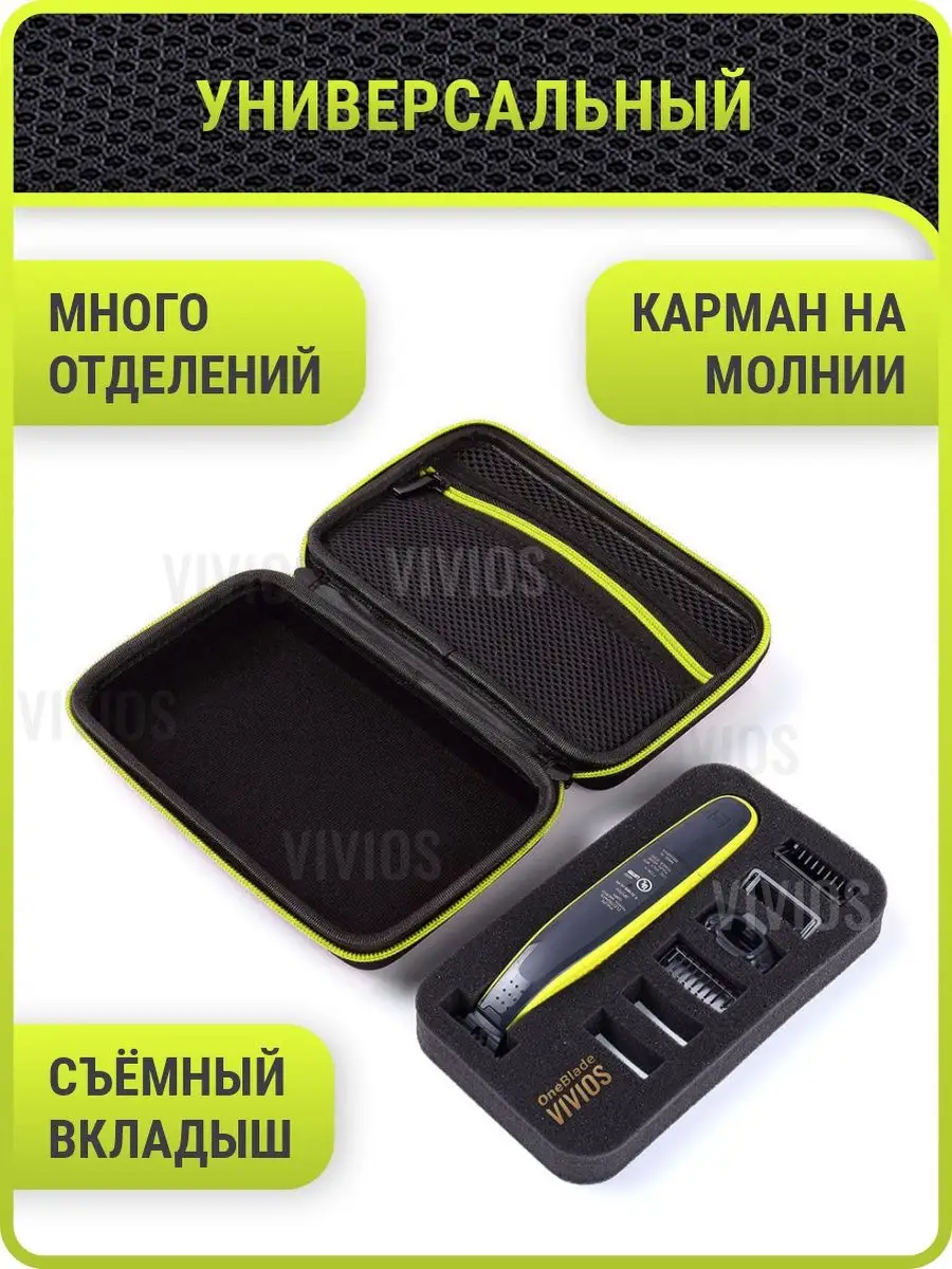 Чехол для бритвы и триммера Philips OneBlade Benetic 125062996 купить за  648 ₽ в интернет-магазине Wildberries