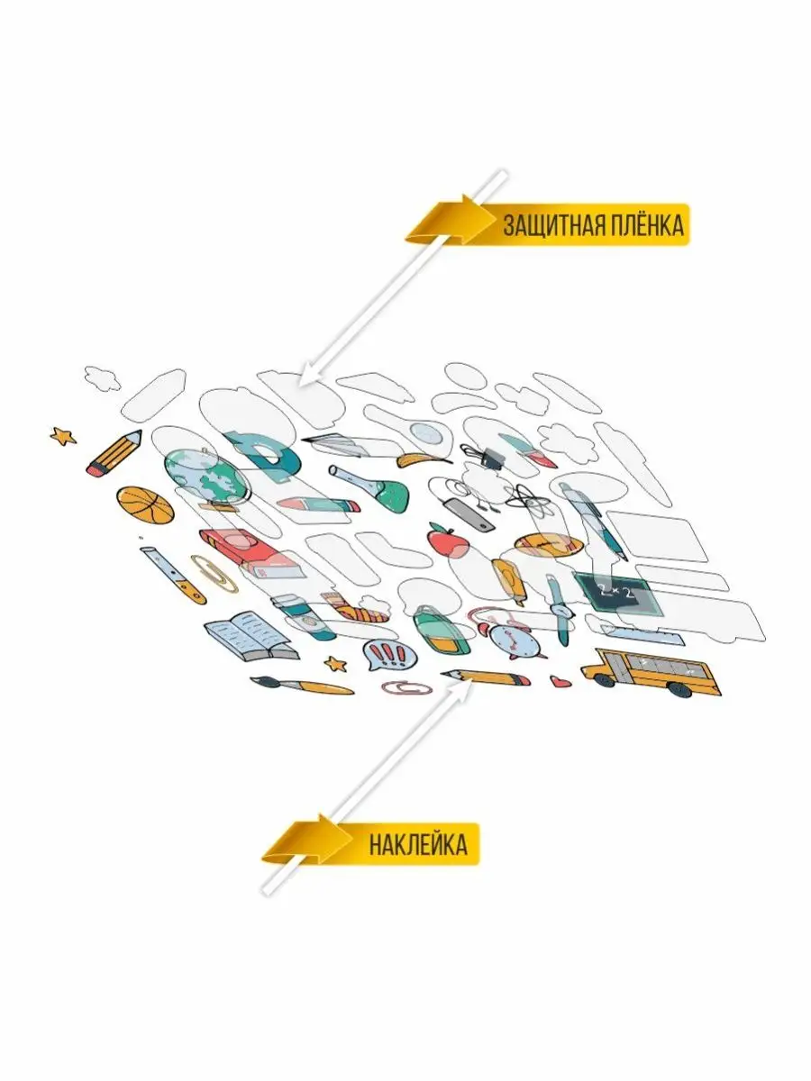 Наклейки на телефон стикеры Школа и учеба 0_o Стикер 125202559 купить за 189  ₽ в интернет-магазине Wildberries