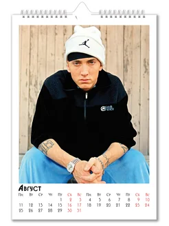 Календарь 2027 Эминем Eminem A4 (22,5 х 32 см) АртЗилла 125245294