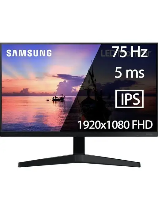 Монитор Samsung LF22T350FHIXCI черный Монитор