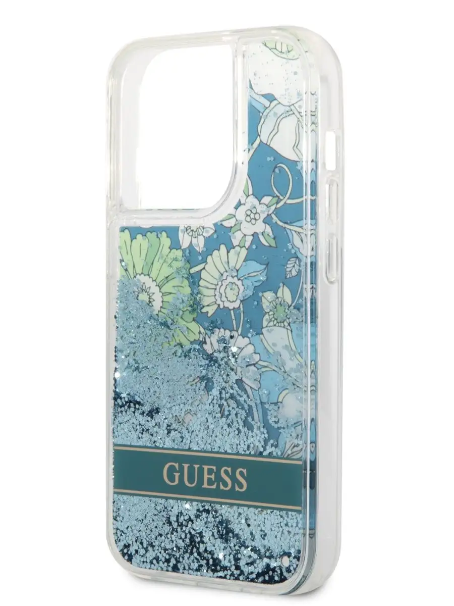 Чехол на iPhone 14 Pro с жидкими блестками Liquid Glitter GUESS 125848081  купить за 2 006 ₽ в интернет-магазине Wildberries