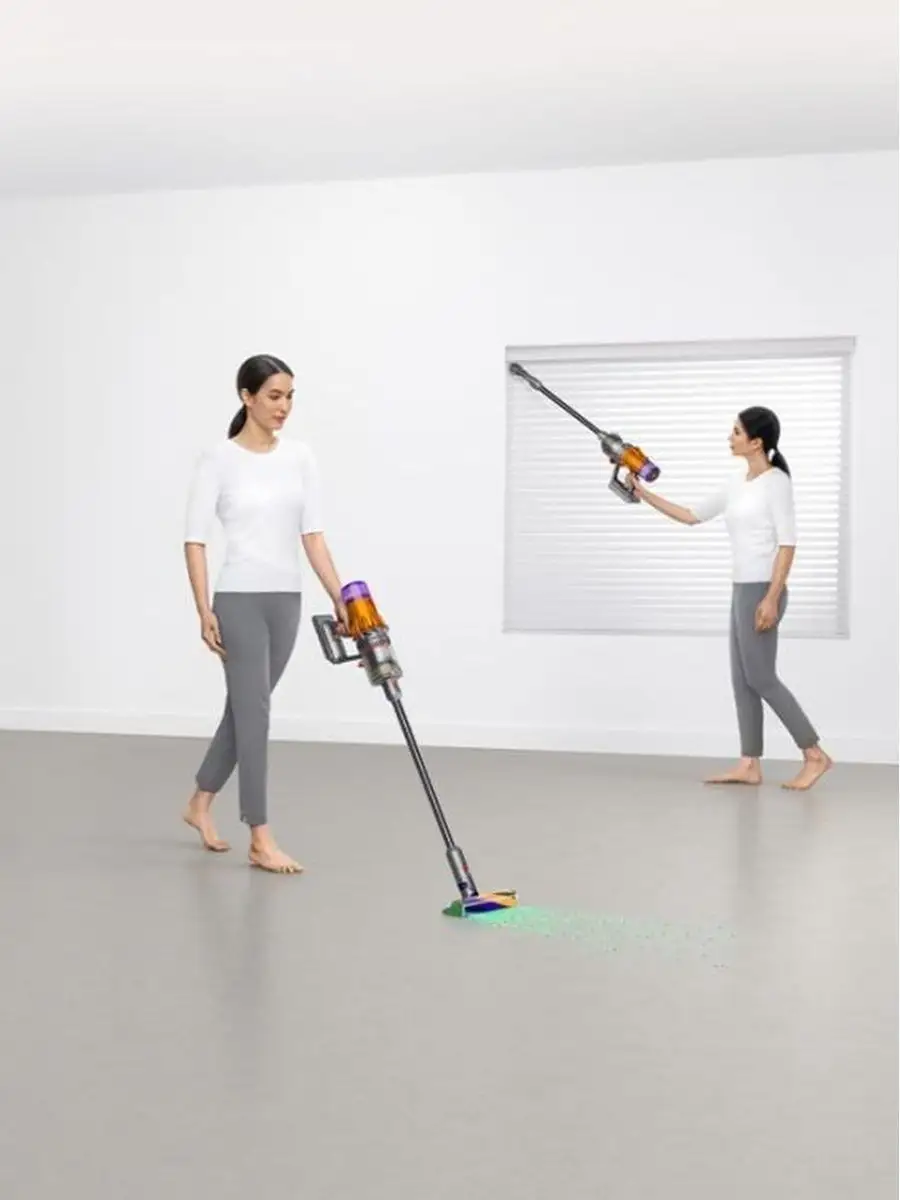 Пылесос V12 (SV30) Detect Slim Absolute насадка с подсветкой Dyson  125862471 купить за 66 490 ₽ в интернет-магазине Wildberries