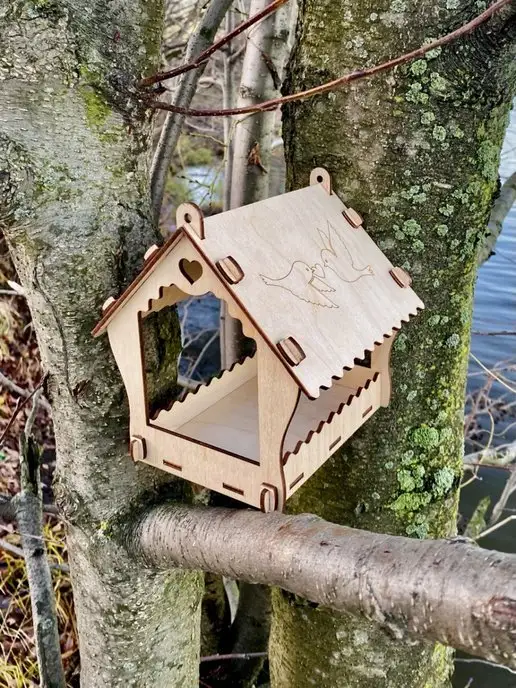 WOOD WINGS Скворечник Кормушка для птиц, вариант, фото 4