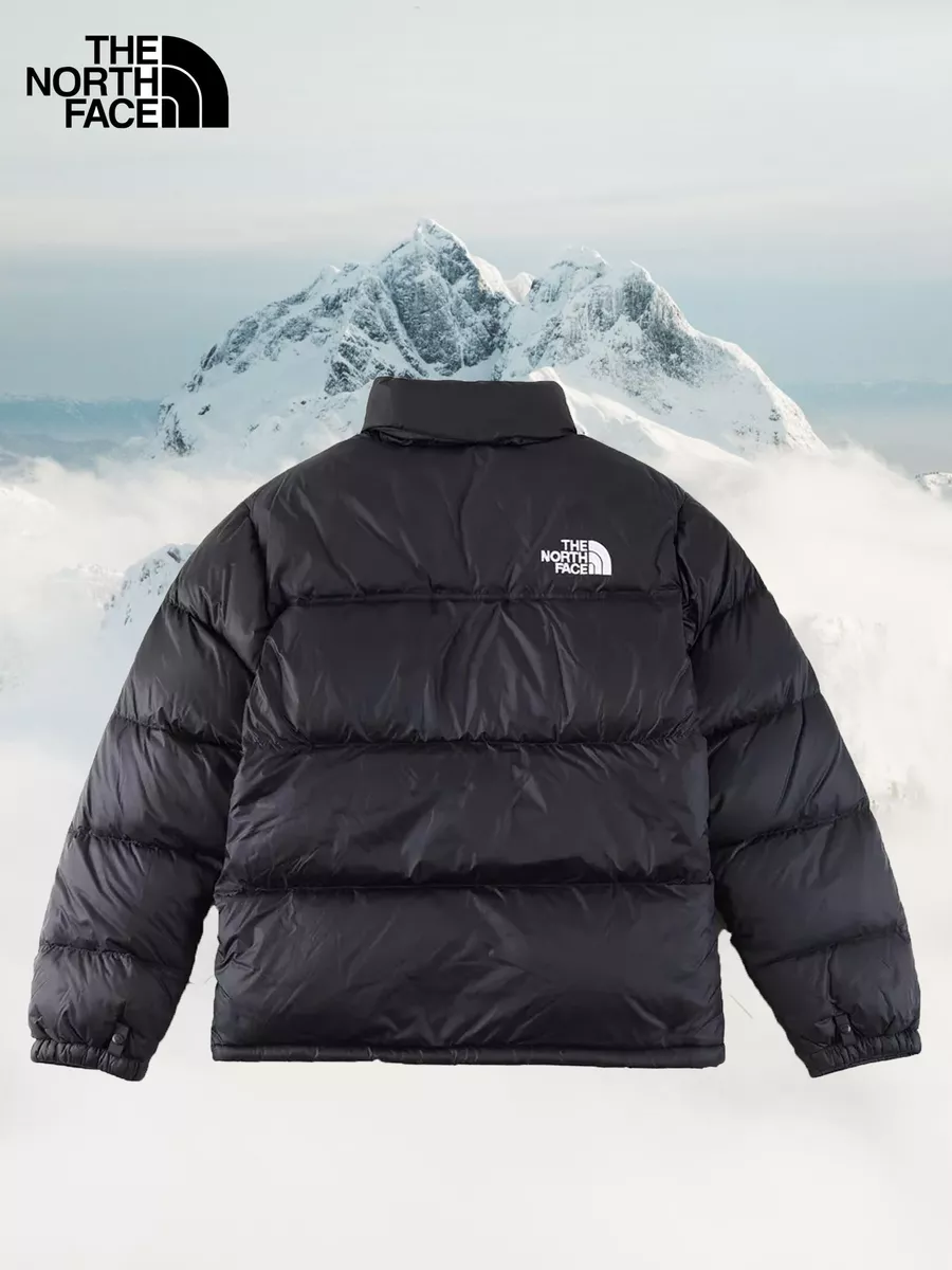 The north face on sale nuptse 700 black