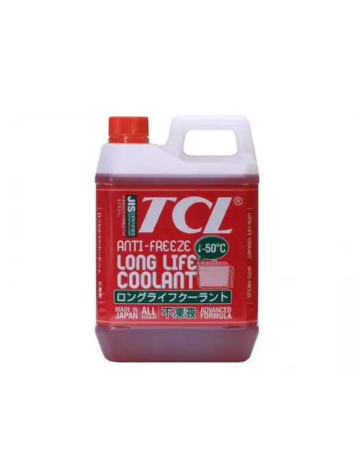 TCL Антифриз LLC -50C красный 2л LLC00741, 2 л, красный, фото 2