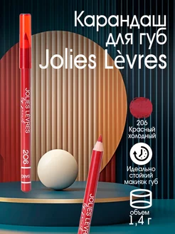 Карандаш для губ Jolies Levres 206 Vivienne Sabo 126717392 купить за 259 ₽ в интернет-магазине Wildberries