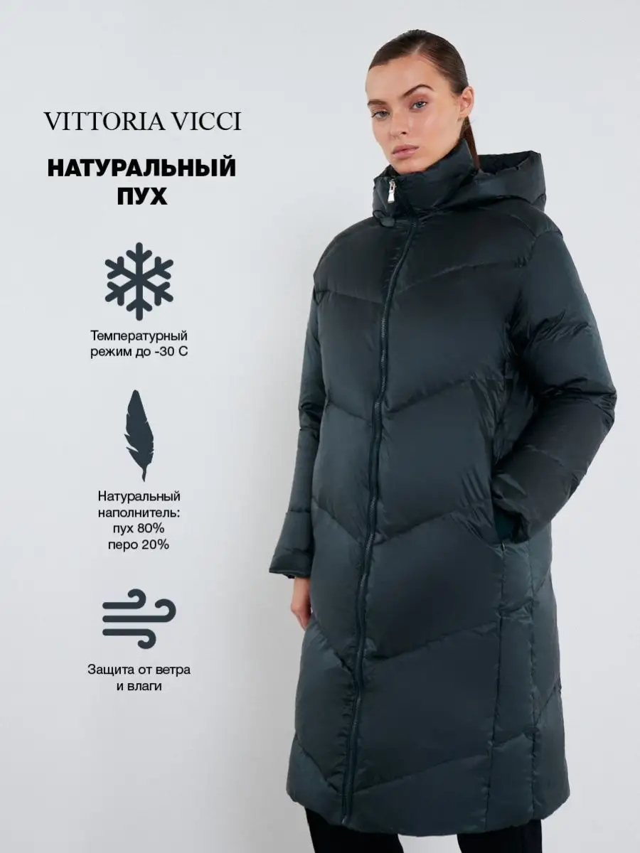 Пуховик зимний длинный...