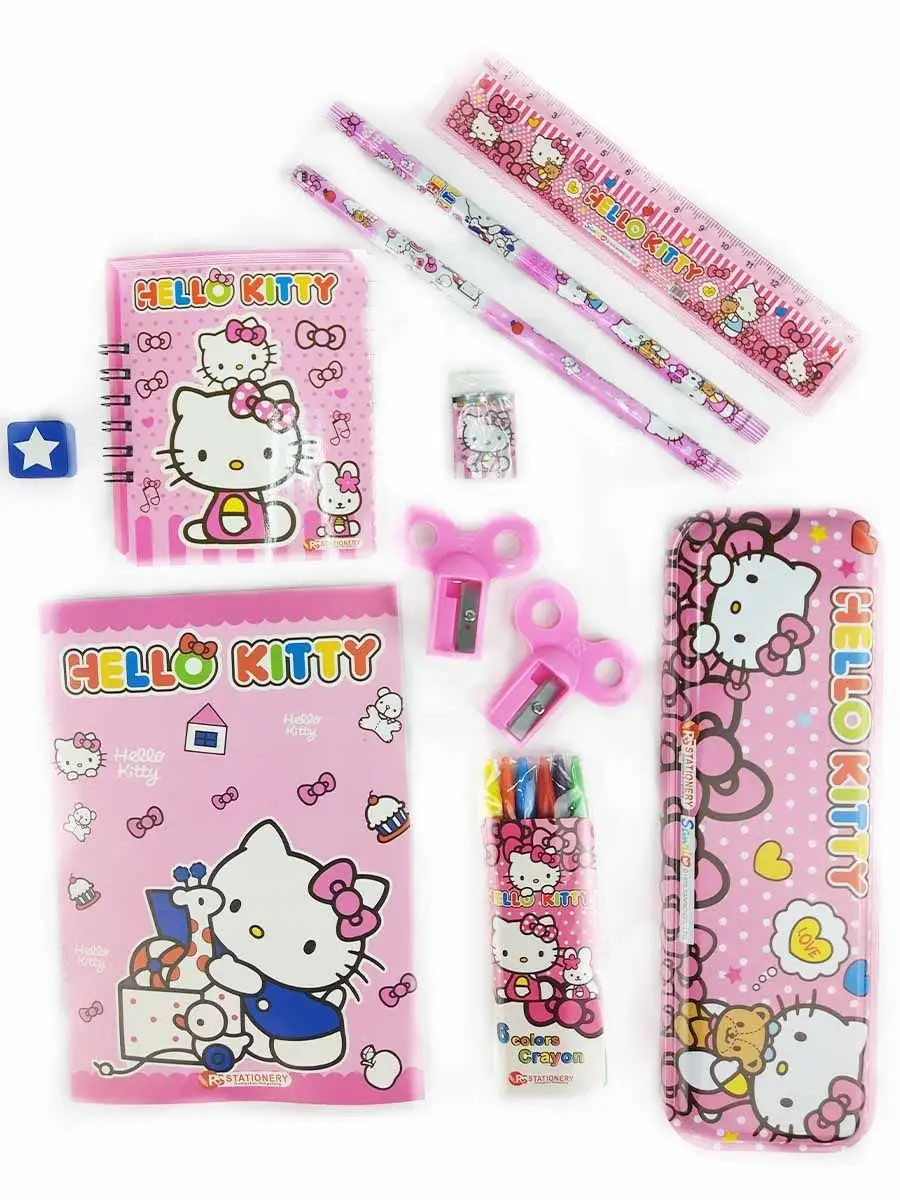 Канцелярский набор для школы Хеллоу Китти Hello Kitty StarFriend 126851289  купить в интернет-магазине Wildberries