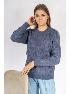 Джемпер вязаный больших размеров ANRI knitwear 126915544 купить за 2 344 ₽ в интернет-магазине Wildberries