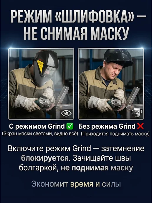 Сварочная маска хамелеон — фото 3