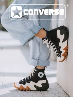 Кеды на платформе, кроссовки Converse 128149130 купить за 3 476 ₽ в интернет-магазине Wildberries