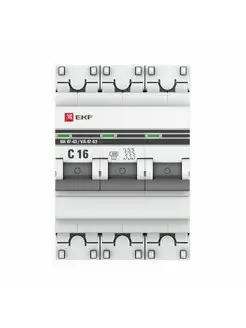 Автоматический выключатель 16А (C) 4,5kA ВА 47-63 PROxima EKF 128578112 купить за 731 ₽ в интернет-магазине Wildberries