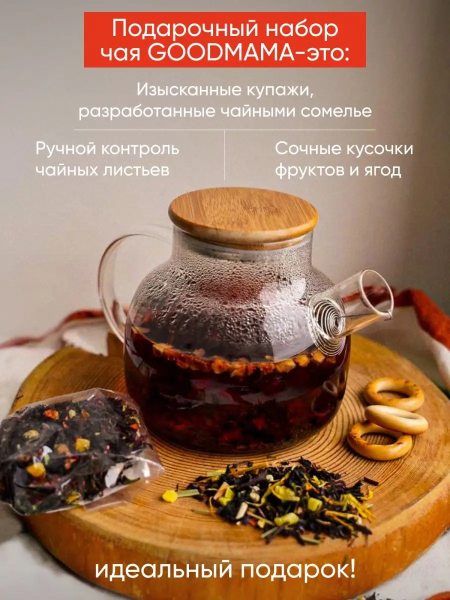 Чай подарочный набор заварной GOOD-MAMA 128672212 купить в  интернет-магазине Wildberries