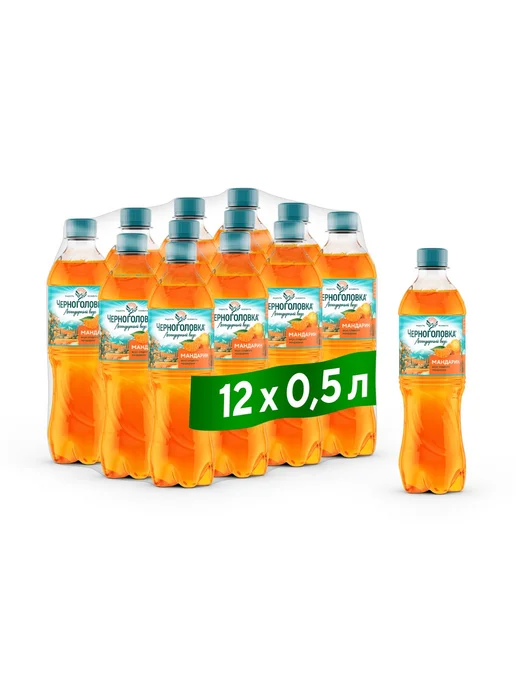 Черноголовка Лимонад "Дюшес" газированный, 2 л х 6 шт, 0,5 л, 12 шт