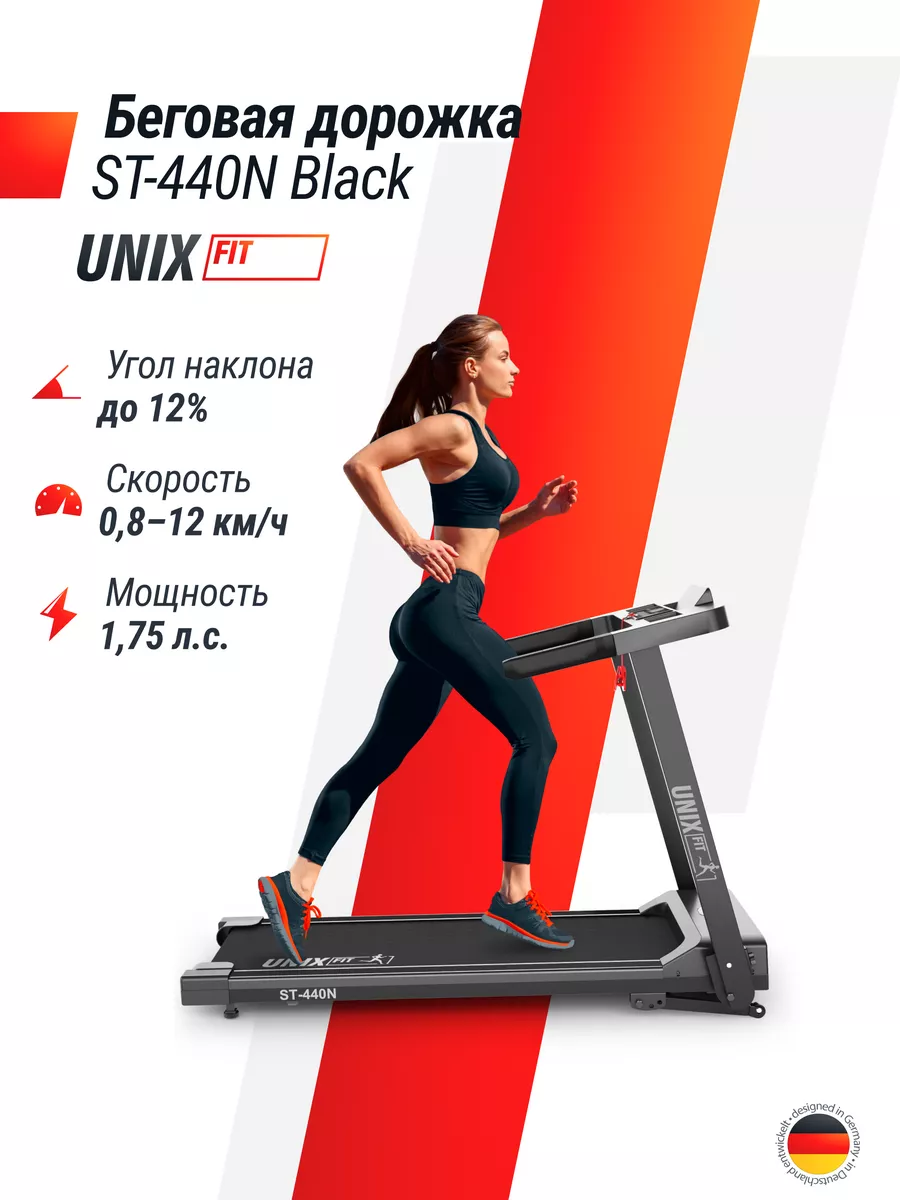 Беговая дорожка ST-440N бесконтактное управление Unix Fit 128841824 купить  за 28 779 ₽ в интернет-магазине Wildberries