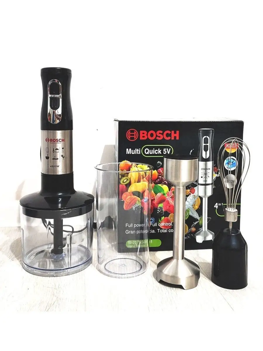 Мощный блендер для дома BOSCH 4в1 ZHANAT-shop 128862504 купить в  интернет-магазине Wildberries