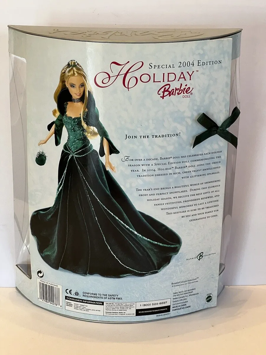 2004 special edition holiday barbie value online