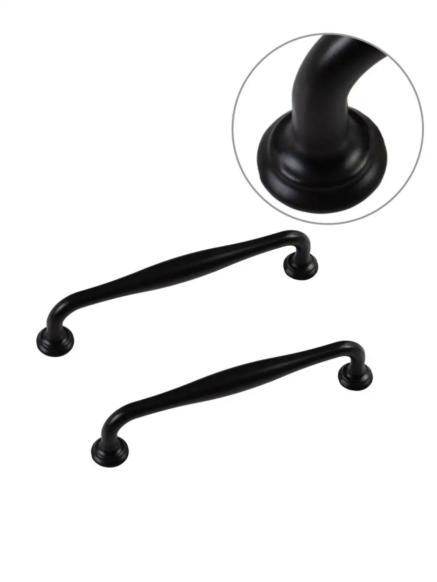 Цмф ручки. Ножка круглая 30х800мм черный.