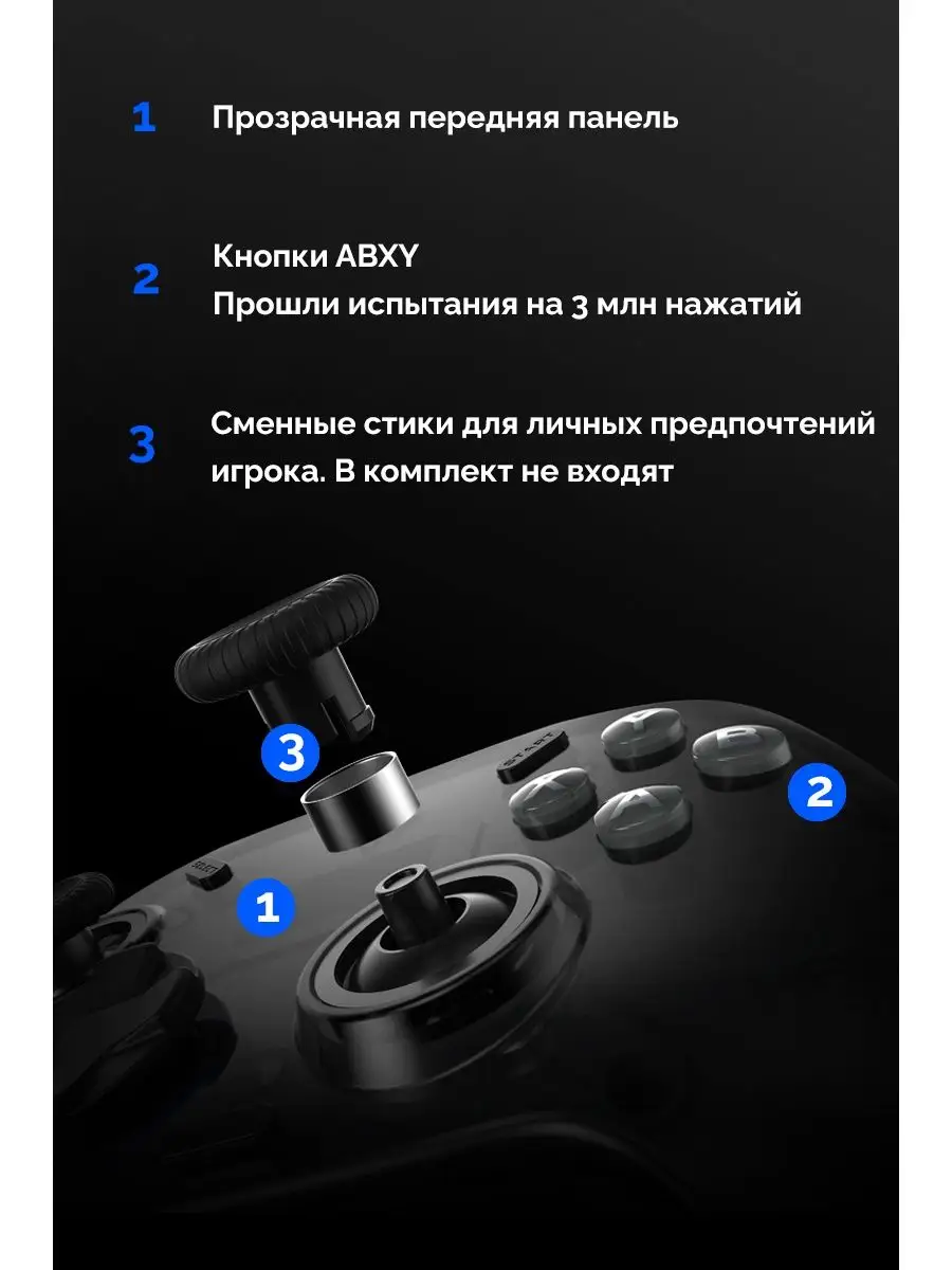 Геймпад Flydigi APEX 3 (PC, Android, Apple, Nintendo Switch) Flydigi  130000098 купить в интернет-магазине Wildberries