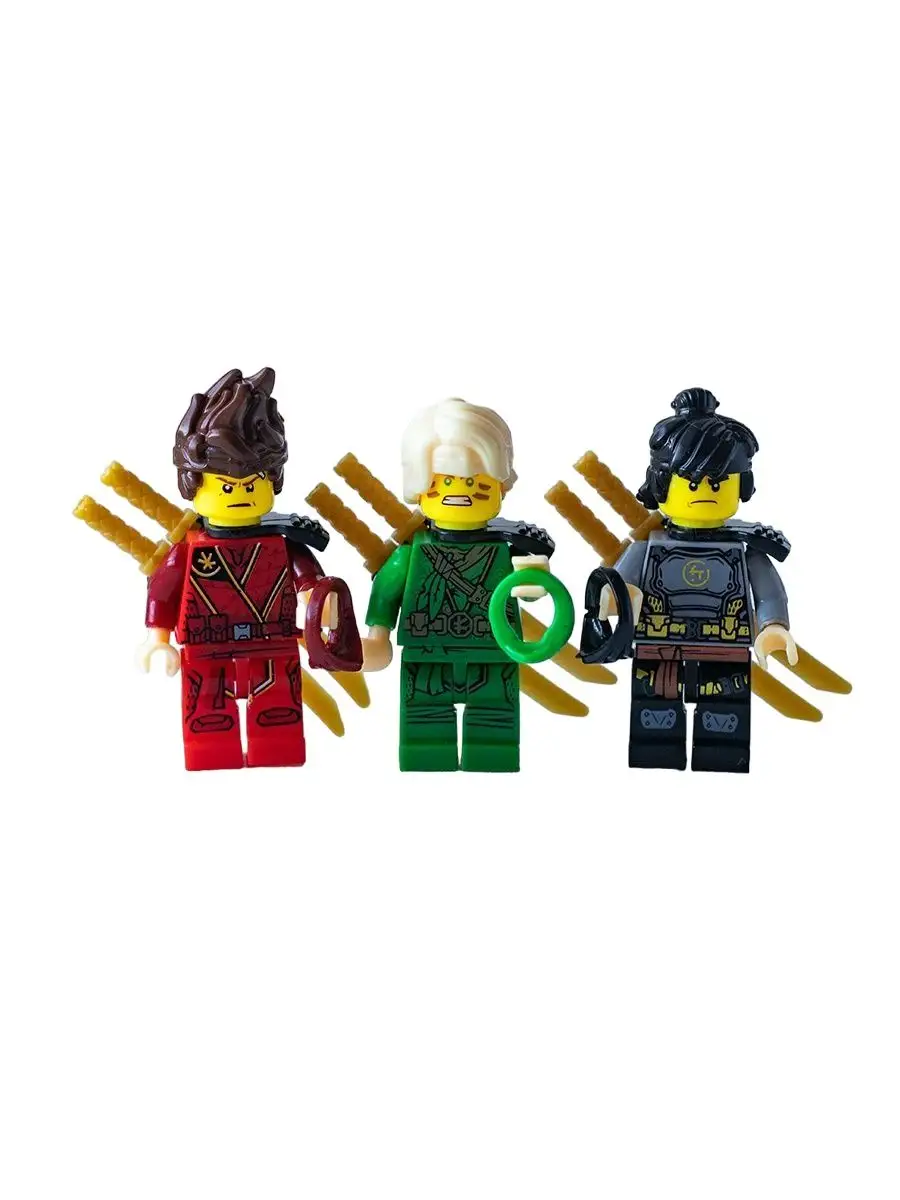 Набор Лего человечки фигурки герои Ниндзяго LEGO 130155729 купить за 399 ₽  в интернет-магазине Wildberries