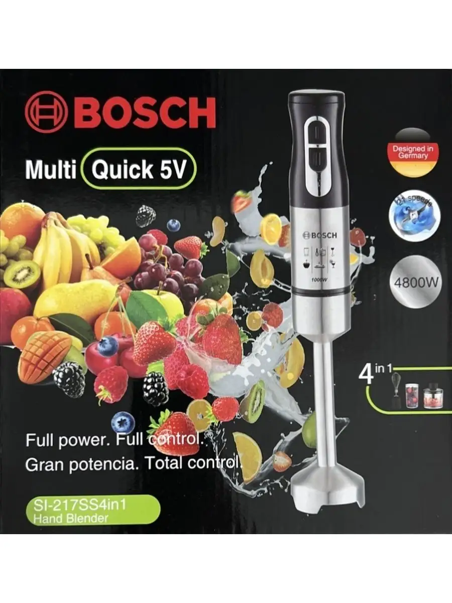 Мощный блендер для дома BOSCH 4в1 Bocsh 130165583 купить за 3 220 ₽ в  интернет-магазине Wildberries