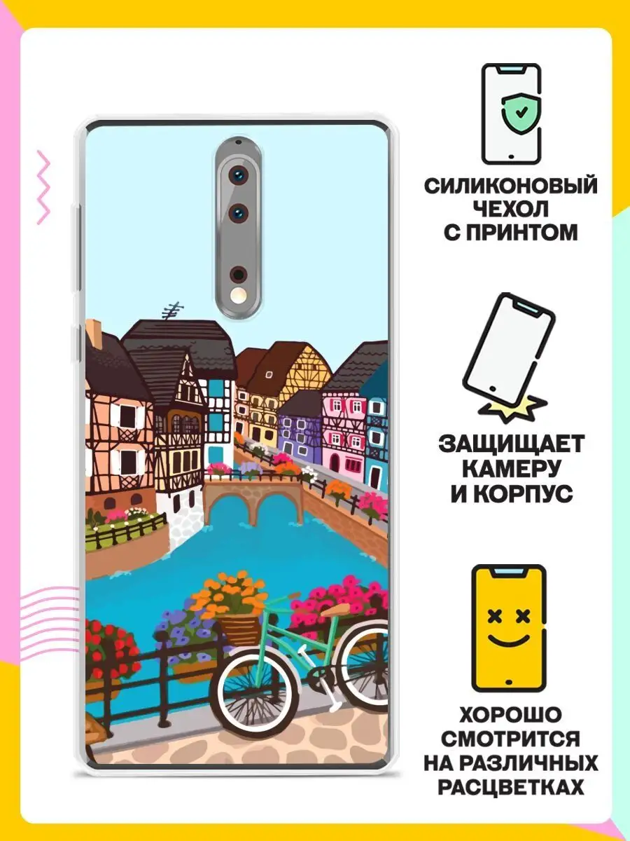 Чехол на Nokia 8 Andy&Paul 130199446 купить за 281 ₽ в интернет-магазине  Wildberries