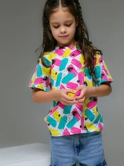 Футболка детская с принтом Ohana kids 130626015 купить за 393 ₽ в интернет‑магазине Wildberries