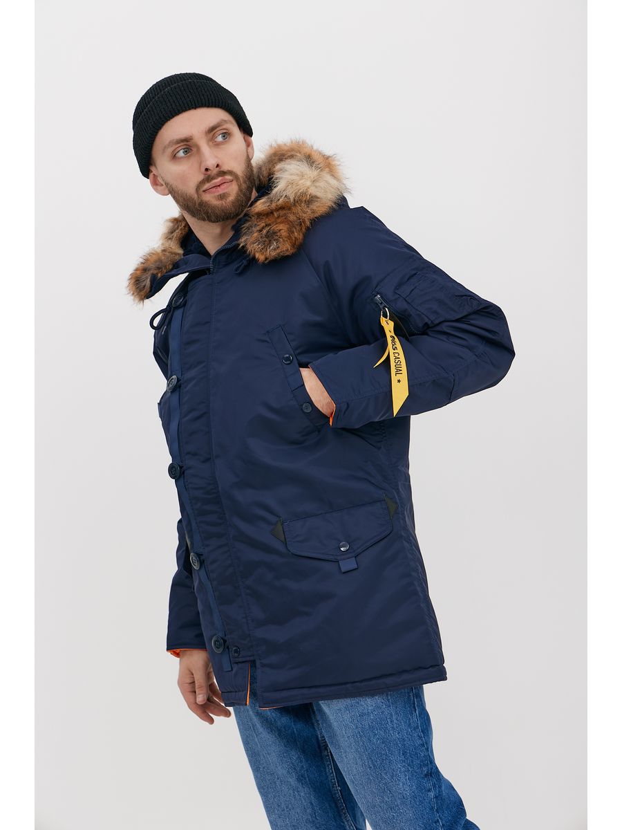 Зимняя мужская куртка Аляска n-3b