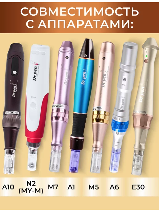 Dr.Pen Картридж для аппарата дермапен A10 нано иглы, 5 шт, 5 шт, фото 4