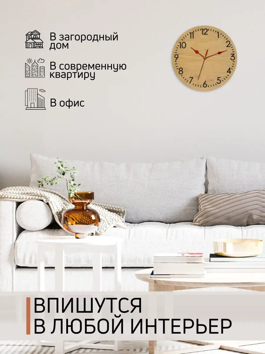 Часы настенные Manhattan Decor 131137263 купить в интернет-магазине  Wildberries